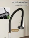 Mitigeur cuisine monocommande bec pivotant 360 douchette… – vue 3