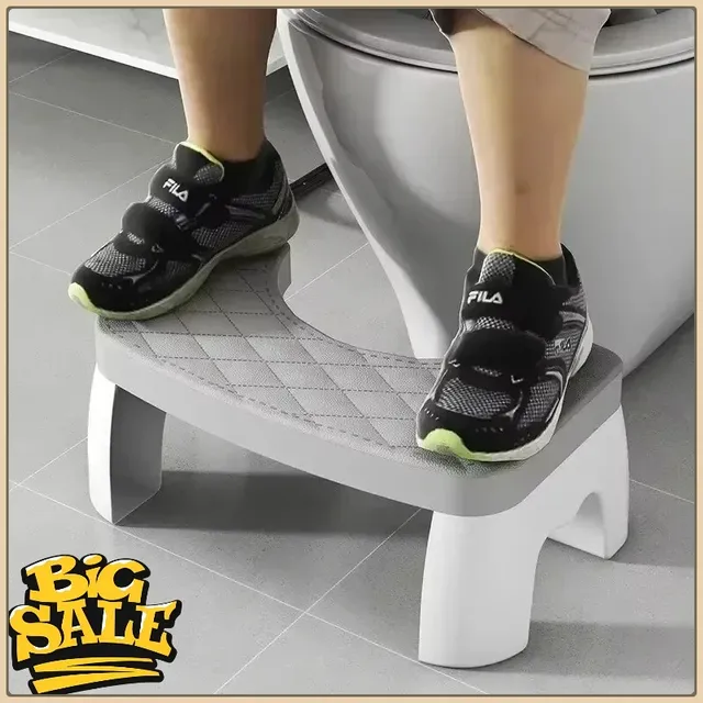 Tabouret de toilette antidérapant en plastique pour…