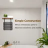 Porte serviettes mural multicouche acier inoxydable… – vue 2