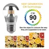 LED miroir ampoule E27 E14 moitié argent filament 5W 7W… – vue 4