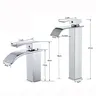 Robinet lavabo laiton monotrou bec plat cascade jet… – vue 7