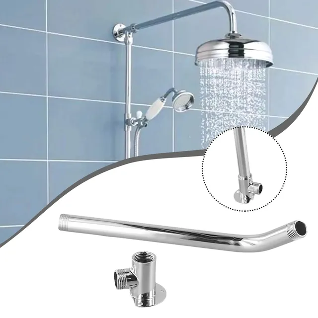 Bras de douche tuyau inférieur pomme de douche murale… – vue 5