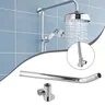 Bras de douche tuyau inférieur pomme de douche murale… – vue 5