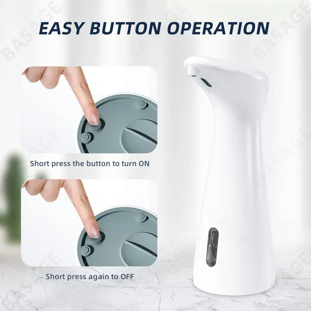 Distributeur automatique de savon à capteur blanc – vue 5