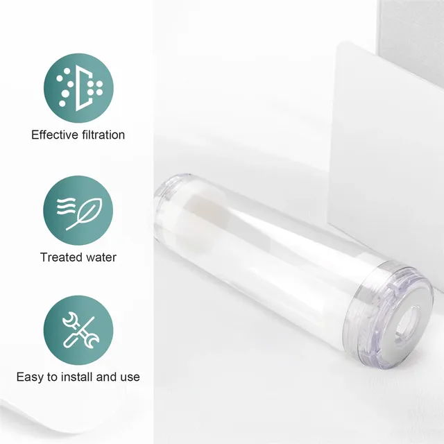 Cartouche filtrante réutilisable transparente plastique… – vue 6