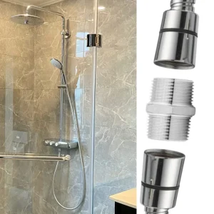 Extension de tuyau de douche, connecteur de douche pour tuyau Extra Long, extension de douche en acier inoxydable, adaptateur universel 1/2 « BSP mâle à mâle Extension de tuyau de douche, connecteur de douche pour tuyau Extra Long, extension de douche en acier inoxydable, adaptateur universel 1/2 « BSP mâle à mâle