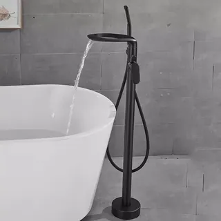 Tuqiu-Ensemble de douche de baignoire noire