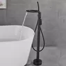 Tuqiu-Ensemble de douche de baignoire noire – vue 1