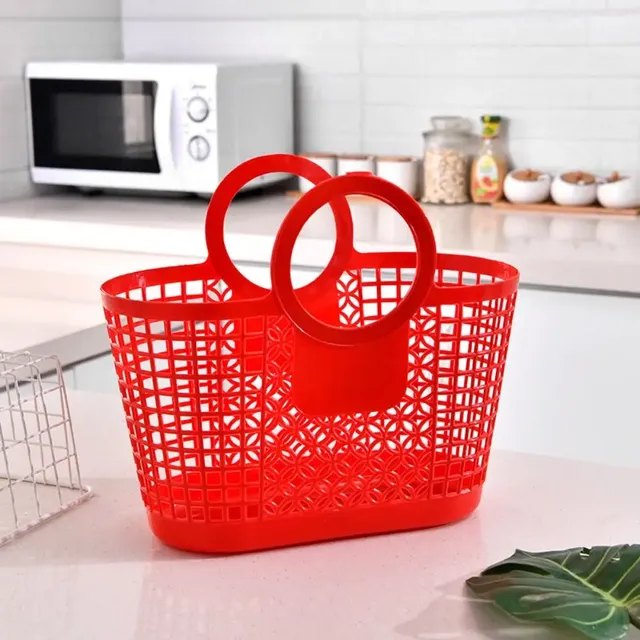 Panier rangement plastique suspendu portable pratique… – vue 5