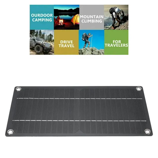 Kit panneau solaire monocristallin noir fin œillets… – vue 3