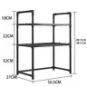 Support rangement cuisine microondes double couche… – vue 5