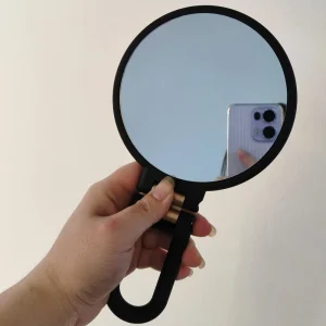 Miroir grossissant 10/15/20/30X, miroir de maquillage portable portable avec poignée, Rotation réglable, miroir cosmétique de vanité Double face