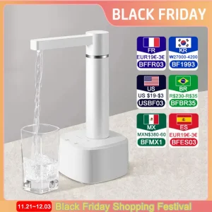 Distributeur d’eau automatique intelligent à 3 vitesses, pompe à eau électrique USB avec support, distributeur de bouteille d’eau intelligent, appareils ménagers Distributeur d’eau automatique intelligent à 3 vitesses, pompe à eau électrique USB avec support, distributeur de bouteille d’eau intelligent, appareils ménagers