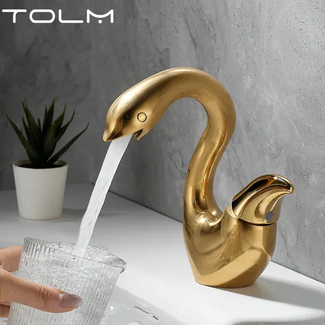 Mitigeur lavabo monocommande bec cascade forme cygne… – vue 2