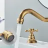 Robinet de salle de bains en laiton Antique – vue 4