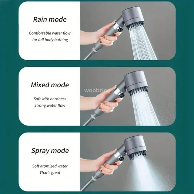 Pommeau douche main filtrant haute pression économiseur… – vue 6