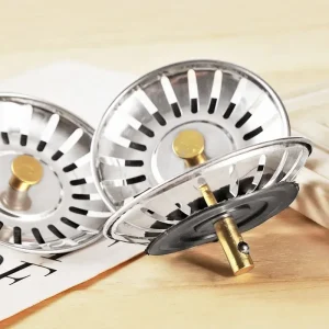 Bouchon de Vidange d’Évier de Cuisine en Acier Inoxydable, Filtre Anti-ObFum, Accessoires de Sol Bouchon de Vidange d’Évier de Cuisine en Acier Inoxydable, Filtre Anti-ObFum, Accessoires de Sol