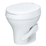 Siège et couverture à fermeture douce, toilettes pour camping-car, siège de toilette pour camping-car, toilettes blanches pour camping-car