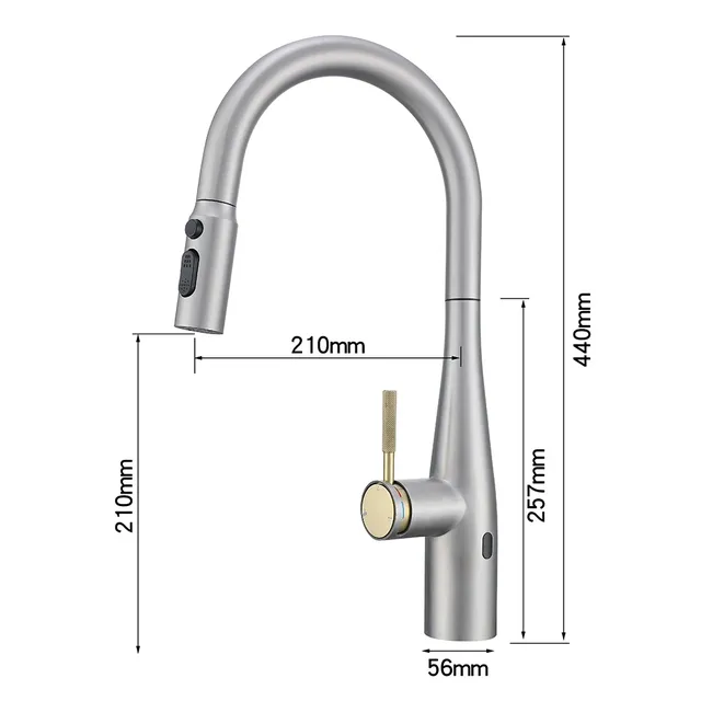 Mode Smart Touch robinets de cuisine grue pour capteur… – vue 6