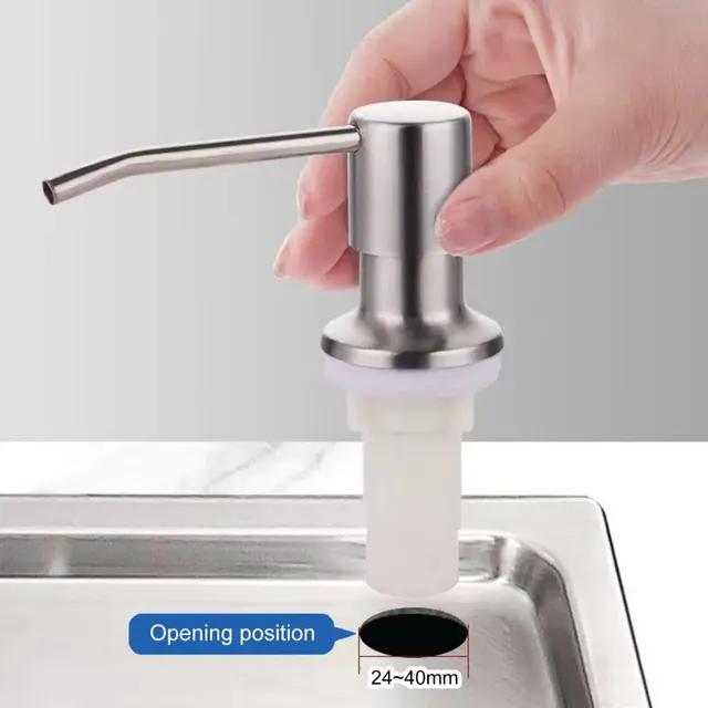 Distributeur de savon en acier inoxydable 350/500ml – vue 2