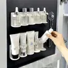 Support de rangement mural pour cosmétiques à 5 grilles – vue 1