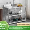 Evier Acier Inox304 Bac Unique Finition…