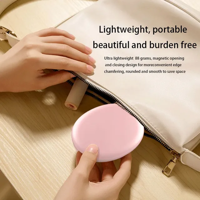 Miroir de maquillage LED portable Double face… – vue 4