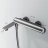 Mitigeur thermostatique mural noir anthracite inox… – vue 5