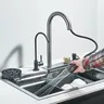 Évier de cuisine cascade en acier inoxydable 304 – vue 3