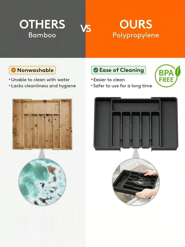 Organisateur tiroir cuisine extensible réglable… – vue 5