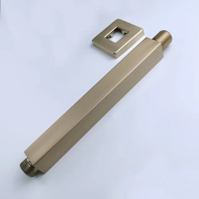 Bras de Douche Carré et Rond en Acier Inoxydable – vue 4