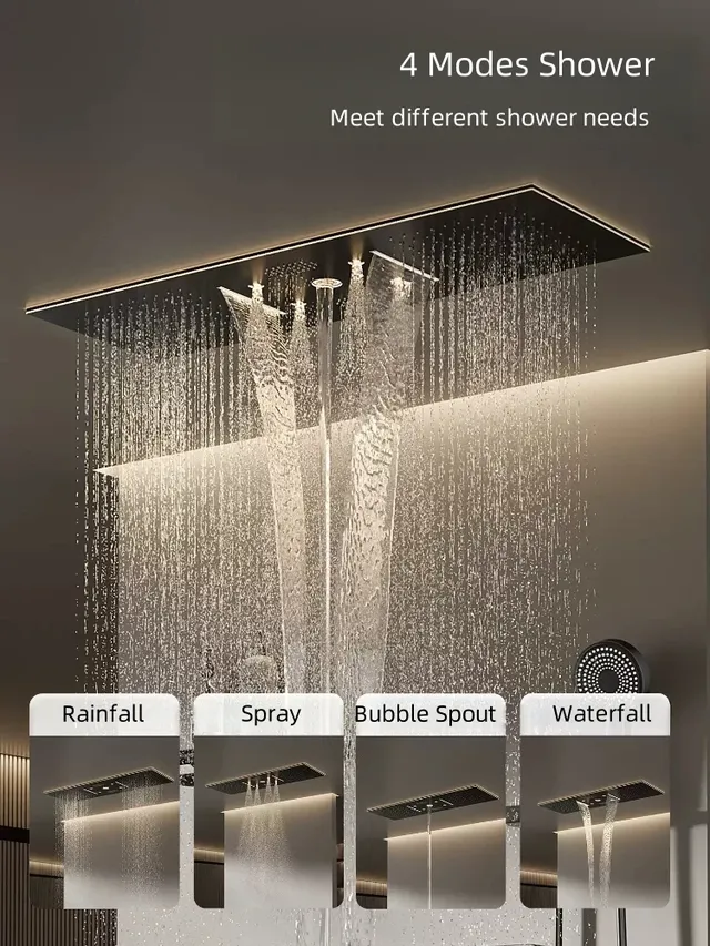 Ensemble de système de douche de salle de bains – vue 3