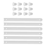 Glissières de proximité coulissantes MELPlastic, rail pour porte R64., kit de montage de guide, guides de cuisine, clavier, 3 ensembles