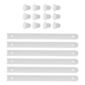 Glissières de proximité coulissantes MELPlastic, rail pour porte R64., kit de montage de guide, guides de cuisine, clavier, 3 ensembles Glissières de proximité coulissantes MELPlastic, rail pour porte R64., kit de montage de guide, guides de cuisine, clavier, 3 ensembles