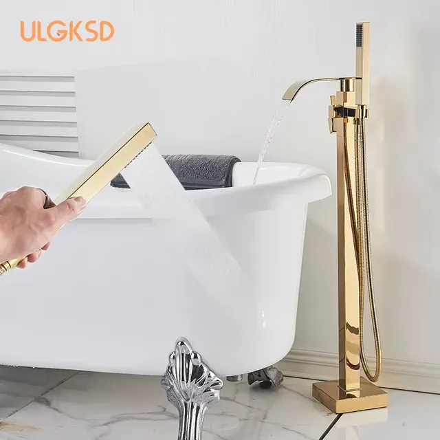Douche de Baignoire à Cascade Dorée