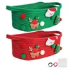 Panier de rangement en coton tissé de noël – vue 2