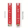Bannière Noël lot deux panneaux verticaux tissu… – vue 5