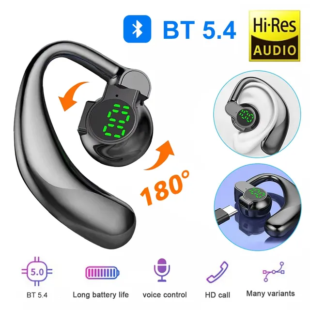 Casque sans fil Bluetooth 5.4 – vue 4