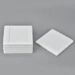 Bride murale de Type 86, couvercle de trou mural, panneau épais, décor, panneau vierge, fournitures électriques