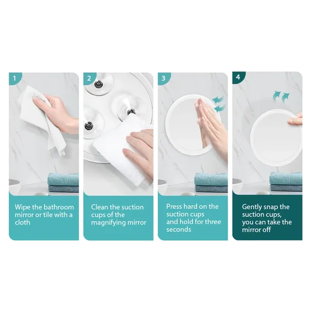 Meilleur miroir grossissant 10X avec miroir de… – vue 5