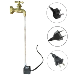 Imitation Invisible, bec d&rsquo;eau qui coule, arrosoir, robinet flottant électrique, fontaine, bricolage, décoration jardin