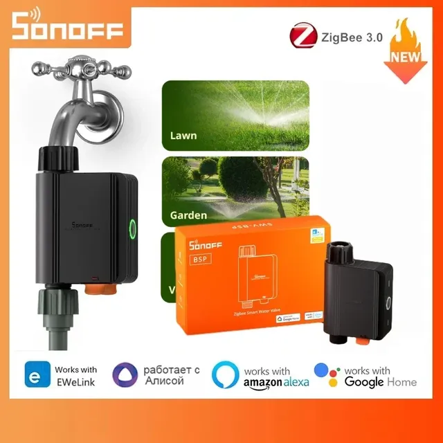 SONOFF SWV SONOFF vanne d'eau SWV-BSP robinet contrôleur…