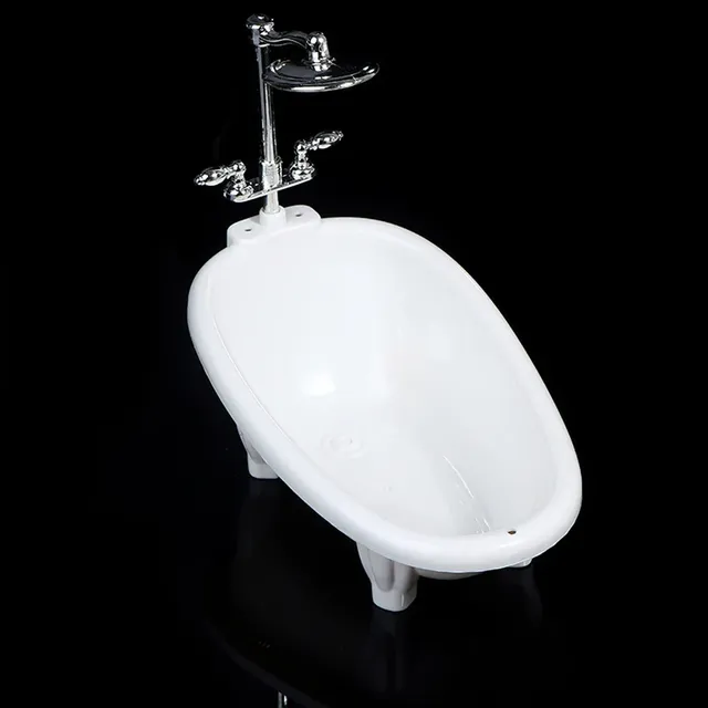 Maison de poupée meubles miniatures Mini baignoire… – vue 4