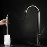 Robinet de cuisine extractible en acier inoxydable 304 – vue 3