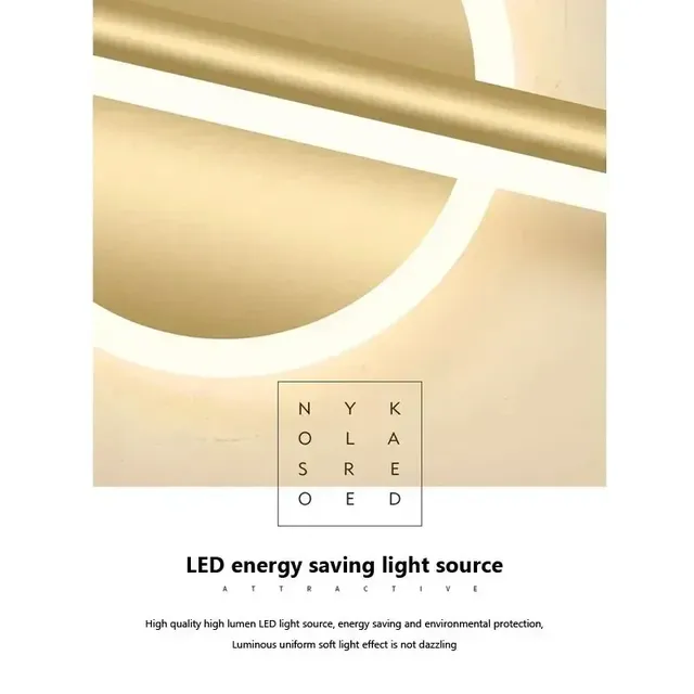 Lampe de miroir LED nordique Simple longue applique… – vue 6