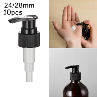 Pompe distributeur savon liquide lotion shampooing noire plastique PP…