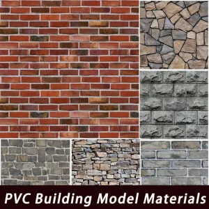 Matériau de panneau mural de construction en PVC 20x30cm, carrelage de sol, modèle Miniature pour bricolage, conception de maison faite à la main, aménagement de scène, Kit Diorama 1 pièces Matériau de panneau mural de construction en PVC 20x30cm, carrelage de sol, modèle Miniature pour bricolage, conception de maison faite à la main, aménagement de scène, Kit Diorama 1 pièces