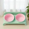 Bols doubles Bol d'eau de nourriture pour chat 15 °… – vue 2