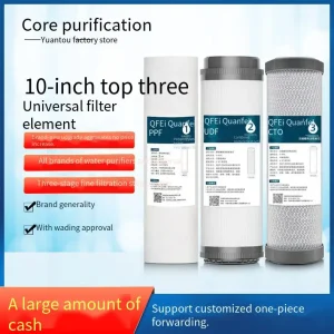 Cartouche de filtre à eau universelle de 10 pouces, cartouche de charbon actif granulaire en coton PP, remplacement de filtre à eau