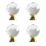 Bouton en cristal pour meubles, armoire, cuisine, Foy MELKnobs, poignée de commode, tirettes de planche Chi